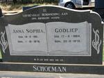 SCHOEMAN Godliep 1904-1979 & Anna Sophia 1911-1976