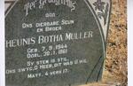 MULLER Heunis Botha 1944-1961
