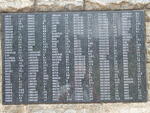 10. Memorial plaque of names of persons who died in the Concentration camp