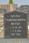 MEYER Francina Maria 1914-1983