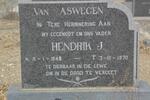 ASWEGEN Hendrik J., van 1948-1970