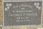FRASER Jacobus P. 1881-1961