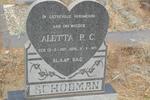 SCHOEMAN Aletta P.C. 1891-1971