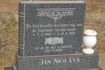 UYS Jan Nico 1900-1982