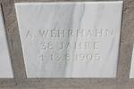 WEHRHAHN A. -1905