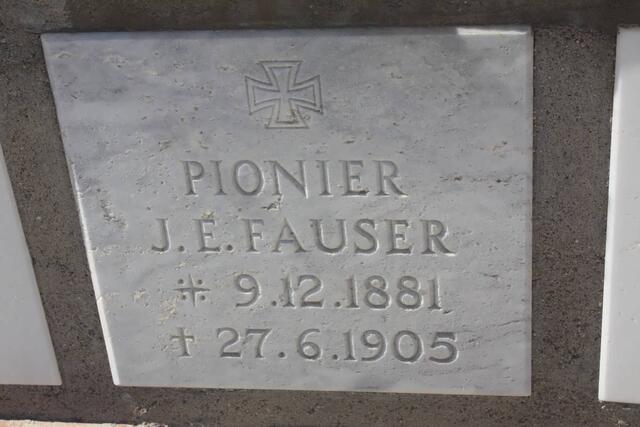FAUSER J.E. 1881-1905