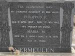 VERMEULEN Philippus P. 1897-1962 & Maria M. 1904-1978