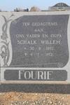 FOURIE Schalk Willem 1892-1972