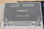 PORTER Lizzie nee LOMBARD -1974