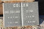 COLLEN Eric Eastland 1914-1984 & Gezina 1914-2000