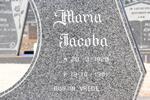 SCHOLTZ Maria Jacoba 1929-1991