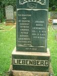 LIEBENBERG Andries Petrus Burgher 1879-1938 & Johanna Maria 1879-1974