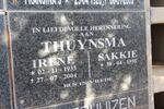 THUYNSMA Sakkie 1930 & Irene 1933-2004