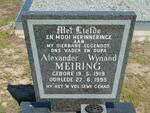 MEIRING Alexander Wynand 1919-1995