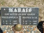 MARAIS Phillippus J. 1937-2003 & Beatrix J.C.H. 1939-1992