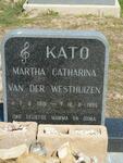 WESTHUIZEN Martha Catharina, van der 1919-1995