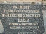 KEMP Susanna Magdalena 1875-1958