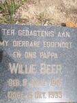 BEER Willie 1901-1939