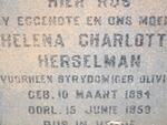 HERSELMAN Helena Charlotte formerly STRYDOM nee OLIVIER 1894-1959
