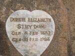 STRYDOM Dirkie Elizabeth 1887-1938