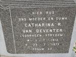 DEVENTER Catharina R., van formerly STRYDOM 1912-1975
