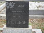 PIETERSE Mimmie 1899-1975