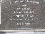 KEMP Hendrik 1920-1972