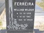 FERREIRA William Wilbur 1938-1982