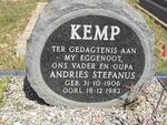 KEMP Andries Stefanus 1906-1982