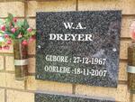 DREYER W.A. 1967-2007