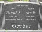 GERBER Gideon J.S. 1902-1973 & Anna F. 1907-1980