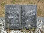 GOUWS Francois 1891-1980