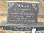 MARX Catharina Maria nee SCHUTTE 1905-2002