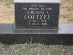 COETZEE Christina C. 1926-1989