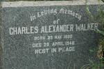 WALKER Charles Alexander 1890-1948