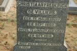 VILLIERS Christiaan Frederick, de 1892-1918