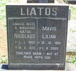 LIATOS Nicolaos 1902-1978 & Mavis Lilian 1914-2005