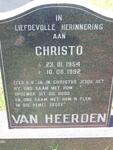 HEERDEN Christo, van 1954-1992