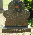 OPPERMAN Gysbert 1936-1995 & Francis Elizabeth 1948-1993