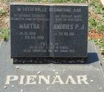 PIENAAR Andries P.J. 1911- & Martha 1919-1990