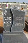 ROUX Martha Aletta 1927-2011