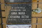 BOTHA Anna Maria Catharina 1937-1990