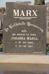 MARX Johanna Maria 1940-1997