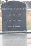 VORSTER Hennie 1977-2002
