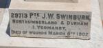 SWINBURN J.W. -1902