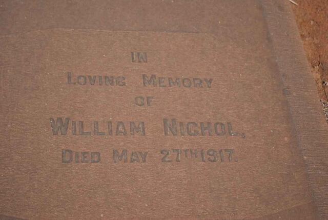 NICHOL William -1917
