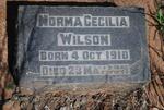 WILSON Norma Cecilia 1910-1911