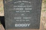 BODDY George Ernest -1955 & Florence Susan -1948