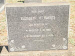 BAERTS Elizabeth, te nee VERSTEIJLEN 1893-1958