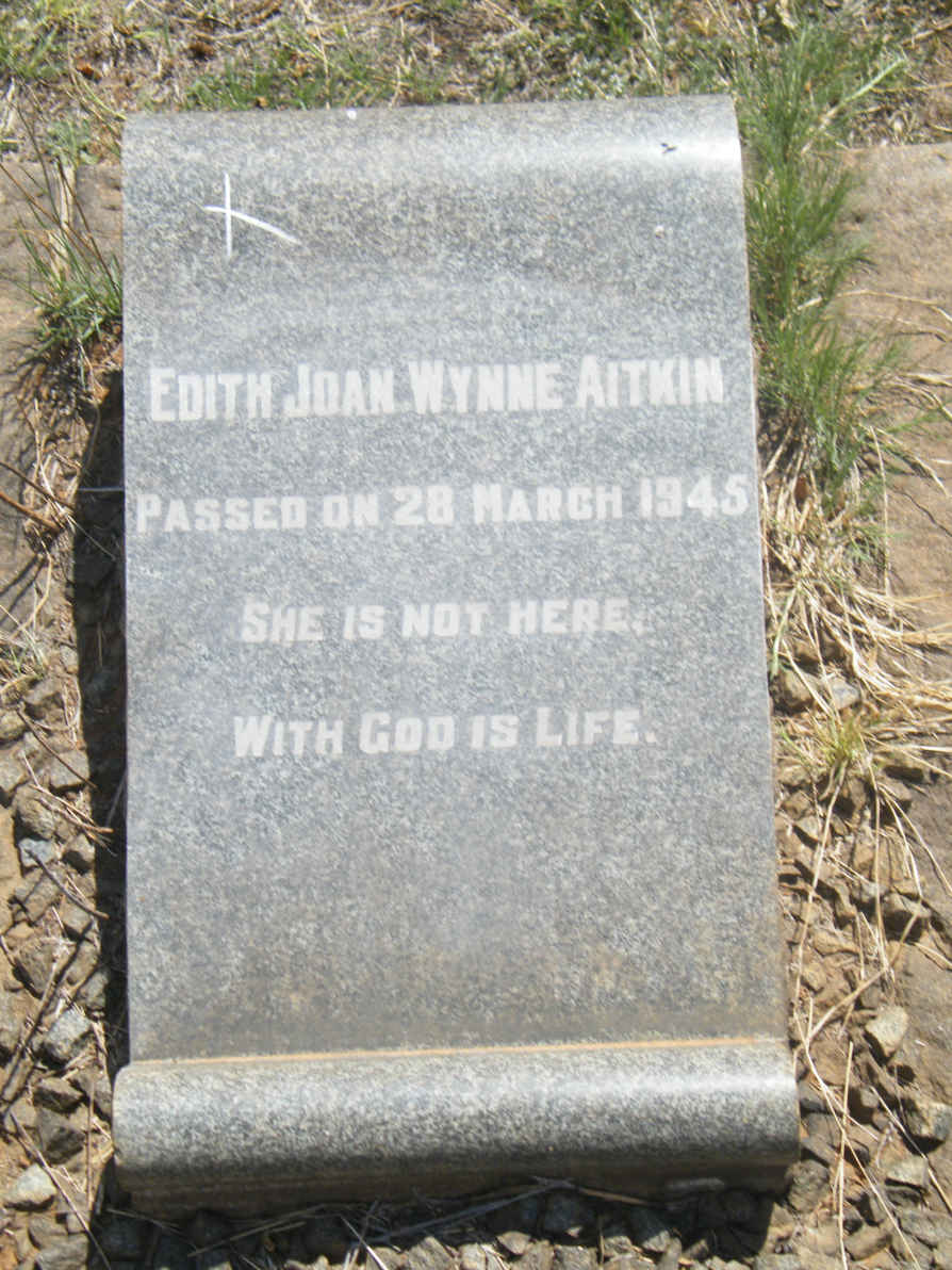 AITKIN Edith Joan Wynne -1945